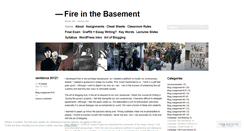 Desktop Screenshot of fireinthebasement.wordpress.com