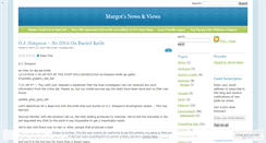 Desktop Screenshot of margotswebnews.wordpress.com