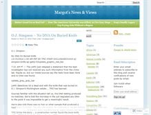 Tablet Screenshot of margotswebnews.wordpress.com