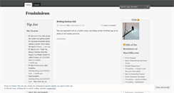 Desktop Screenshot of femininican.wordpress.com