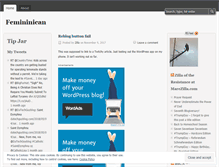 Tablet Screenshot of femininican.wordpress.com