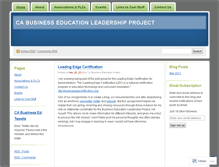Tablet Screenshot of cabusinessed.wordpress.com