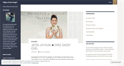 Desktop Screenshot of flightofthefangirl.wordpress.com