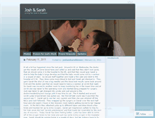 Tablet Screenshot of joshandsarahbrown.wordpress.com