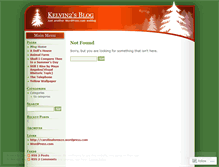 Tablet Screenshot of kelvin2.wordpress.com