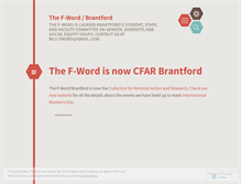 Tablet Screenshot of fwordbrantford.wordpress.com