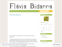 Tablet Screenshot of flavinhabidarra.wordpress.com