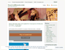Tablet Screenshot of glauciarosane.wordpress.com