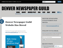 Tablet Screenshot of denvernewspaperguild.wordpress.com