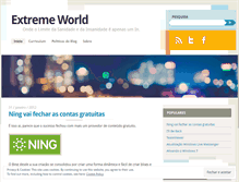 Tablet Screenshot of extremeworld.wordpress.com