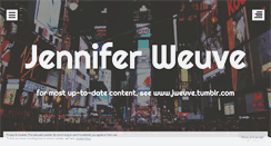 Desktop Screenshot of jweuve.wordpress.com