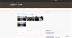 Desktop Screenshot of citylifela.wordpress.com