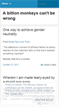 Mobile Screenshot of gigamonkeys.wordpress.com