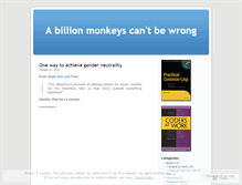 Tablet Screenshot of gigamonkeys.wordpress.com