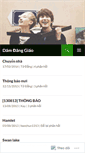 Mobile Screenshot of damdanggiao.wordpress.com