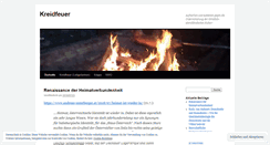 Desktop Screenshot of kreidfeuer.wordpress.com