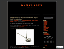 Tablet Screenshot of damklaeder.wordpress.com