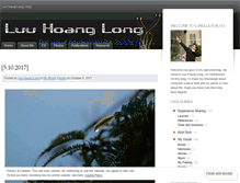 Tablet Screenshot of luuhoanglong.wordpress.com