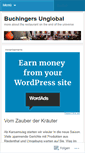 Mobile Screenshot of buchingers.wordpress.com