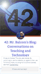 Mobile Screenshot of mrbalcom.wordpress.com