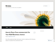 Tablet Screenshot of niralas.wordpress.com