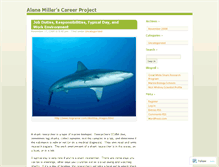 Tablet Screenshot of alanamillermarinebiologist.wordpress.com