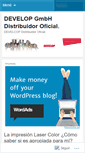 Mobile Screenshot of develcop.wordpress.com