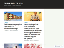 Tablet Screenshot of ghiduldestiri.wordpress.com