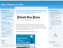 Tablet Screenshot of medicalweightlossclinic.wordpress.com