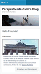 Mobile Screenshot of perspektivedeutsch.wordpress.com