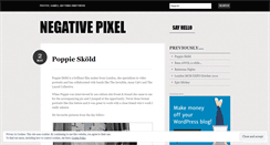 Desktop Screenshot of negativepixel.wordpress.com