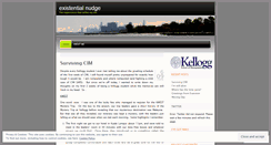 Desktop Screenshot of existentialnudge.wordpress.com