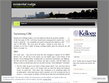 Tablet Screenshot of existentialnudge.wordpress.com