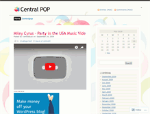 Tablet Screenshot of centralpop.wordpress.com