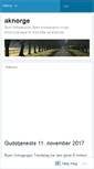 Mobile Screenshot of aknorge.wordpress.com