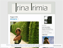 Tablet Screenshot of irinairimia.wordpress.com