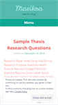 Mobile Screenshot of masikra.wordpress.com
