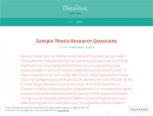 Tablet Screenshot of masikra.wordpress.com