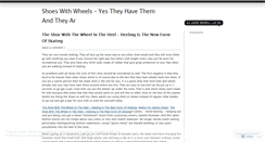 Desktop Screenshot of heelysforadultssize13.wordpress.com