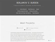 Tablet Screenshot of benjamincandee.wordpress.com