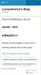 Mobile Screenshot of luciaadverse.wordpress.com
