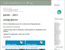 Tablet Screenshot of luciaadverse.wordpress.com