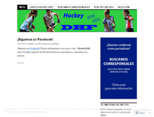 Tablet Screenshot of hockeydhf.wordpress.com