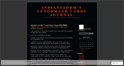 Desktop Screenshot of indianstorm.wordpress.com