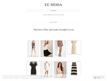 Tablet Screenshot of eemoda.wordpress.com