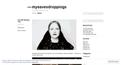 Desktop Screenshot of myeavesdroppings.wordpress.com