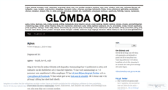 Desktop Screenshot of glomdaord.wordpress.com