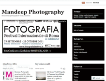 Tablet Screenshot of mandeepphoto.wordpress.com