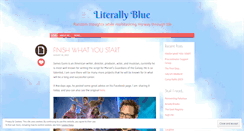 Desktop Screenshot of literallyblue.wordpress.com