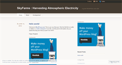 Desktop Screenshot of electricgenius.wordpress.com